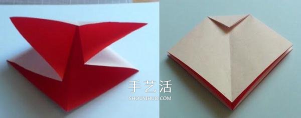 手工折纸蝴蝶结步骤图 简易蝴蝶结折叠方法(图4)