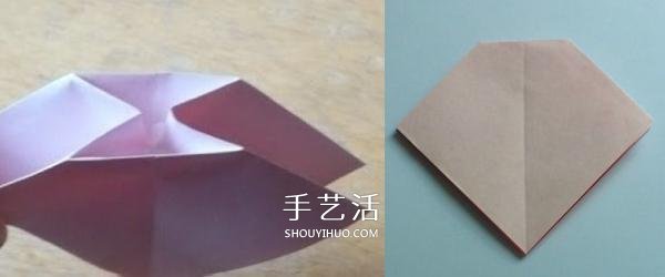 手工折纸蝴蝶结步骤图 简易蝴蝶结折叠方法(图7)