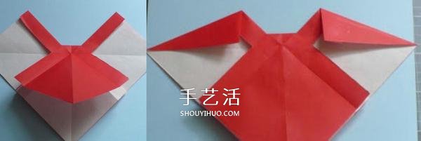 手工折纸蝴蝶结步骤图 简易蝴蝶结折叠方法(图11)