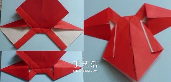 手工折纸蝴蝶结步骤图 简易蝴蝶结折叠方法(图12)