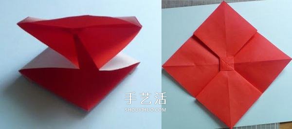 手工折纸蝴蝶结步骤图 简易蝴蝶结折叠方法(图9)