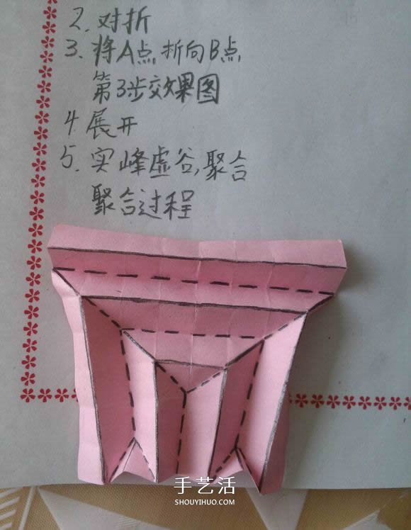 ♂♀男女图标折纸图解 还可以当可爱戒指用(图28)