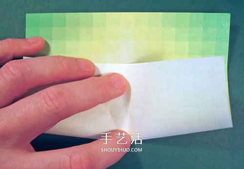 手工花瓶的折法图解 详细折花瓶教程步骤(图8)