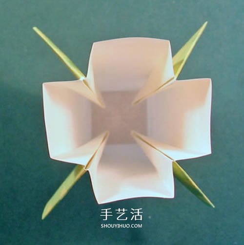 手工花瓶的折法图解 详细折花瓶教程步骤(图48)