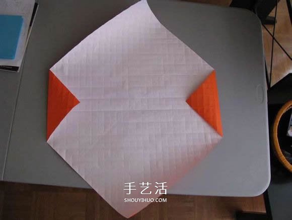 立体南瓜灯的折纸图解 手工复杂南瓜灯的折法(图5)