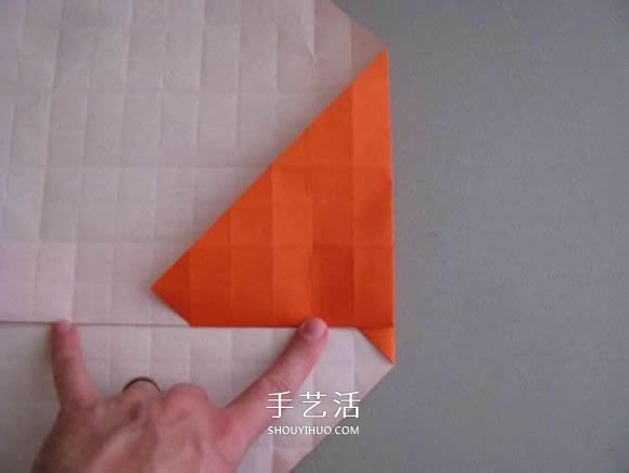 立体南瓜灯的折纸图解 手工复杂南瓜灯的折法(图7)