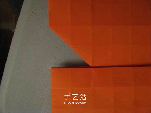 立体南瓜灯的折纸图解 手工复杂南瓜灯的折法(图14)