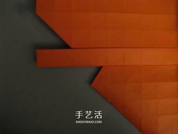 立体南瓜灯的折纸图解 手工复杂南瓜灯的折法(图26)