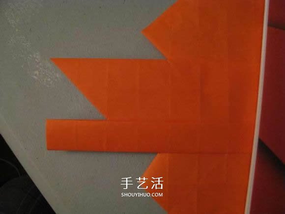 立体南瓜灯的折纸图解 手工复杂南瓜灯的折法(图30)