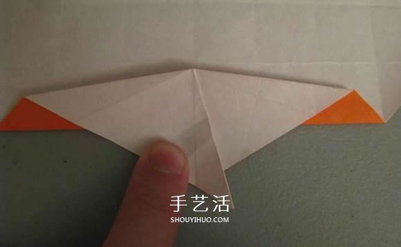 立体南瓜灯的折纸图解 手工复杂南瓜灯的折法(图38)