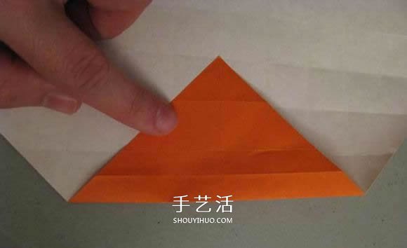 立体南瓜灯的折纸图解 手工复杂南瓜灯的折法(图35)