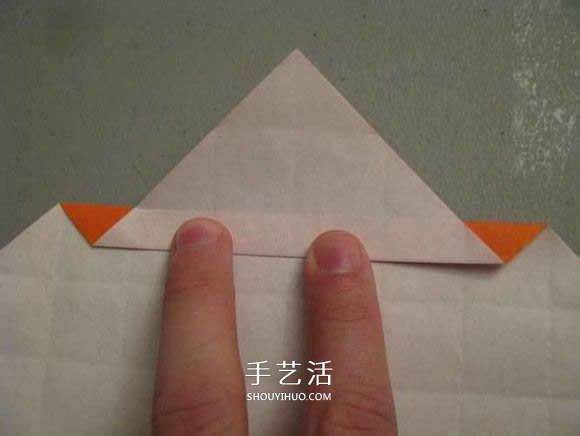 立体南瓜灯的折纸图解 手工复杂南瓜灯的折法(图45)