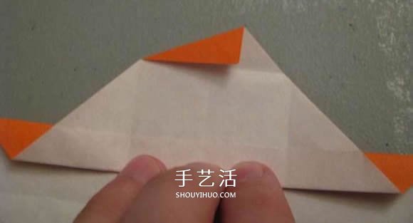 立体南瓜灯的折纸图解 手工复杂南瓜灯的折法(图46)