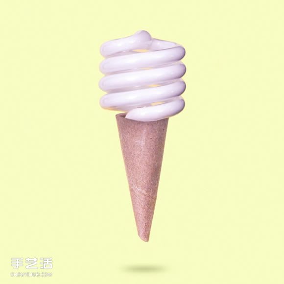 生活用品变成创作素材 DIY成毫无违和感的食物(图10)