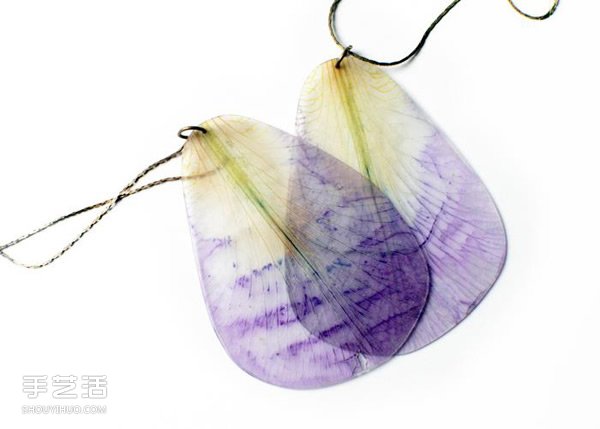 超美花瓣项链DIY图片 手工制作花瓣项链作品(图6)