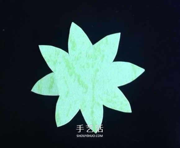 泡沫纸手工制作菊花 简单泡沫纸菊花的做法(图7)