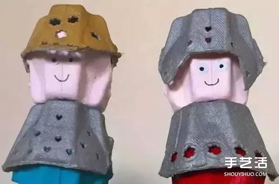 蛋托手工制作大全图片 幼儿园蛋托DIY小制作(图12)