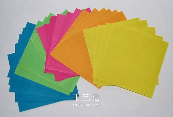 立体星星的折法图解 折纸星星花球的步骤图(图2)