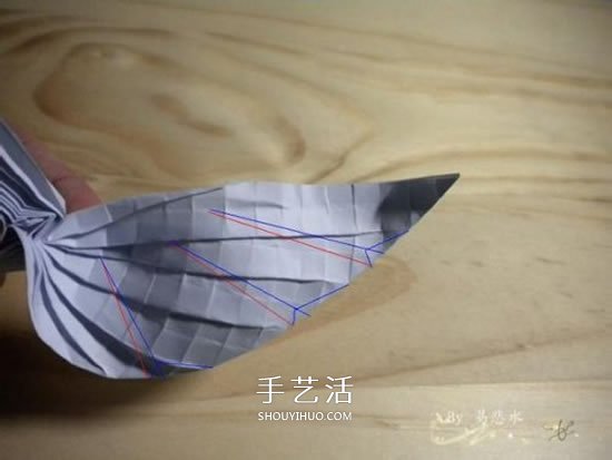 北条高史的天使之翼折纸CP图+实拍图解教程(图37)