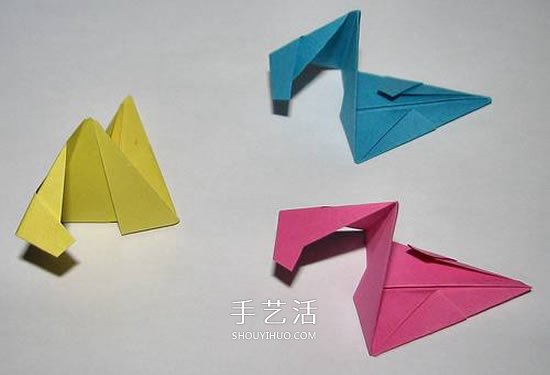 立体星星的折法图解 折纸星星花球的步骤图(图12)
