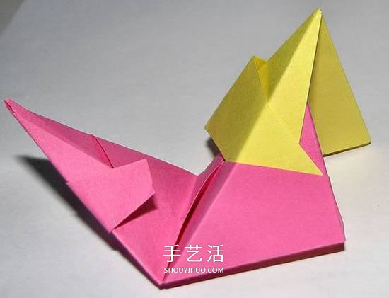 立体星星的折法图解 折纸星星花球的步骤图(图13)