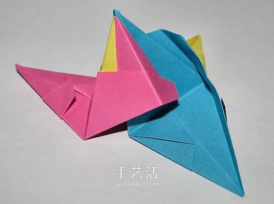 立体星星的折法图解 折纸星星花球的步骤图(图15)