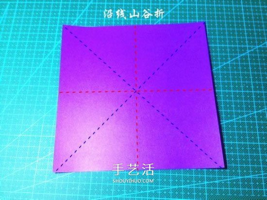 立体小汽车的折法图解 手工折纸汽车的折法(图3)