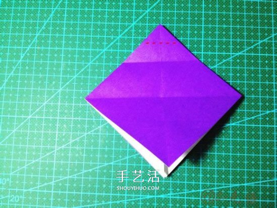 立体小汽车的折法图解 手工折纸汽车的折法(图7)
