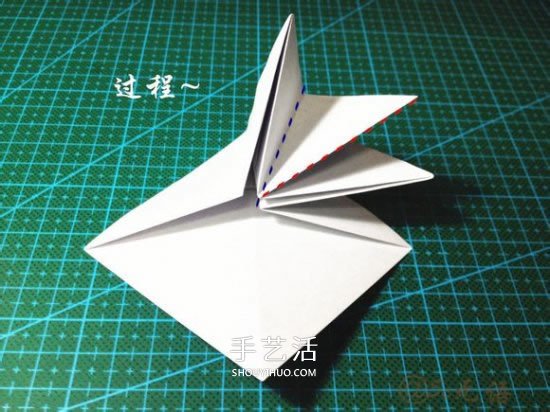立体小汽车的折法图解 手工折纸汽车的折法(图15)