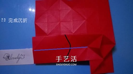 铃铛的折纸方法图解 复杂折纸铃铛的折法步骤(图25)