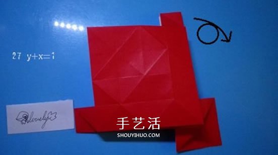 铃铛的折纸方法图解 复杂折纸铃铛的折法步骤(图29)