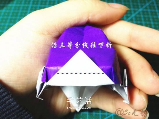 立体小汽车的折法图解 手工折纸汽车的折法(图33)