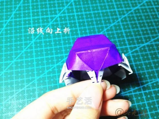 立体小汽车的折法图解 手工折纸汽车的折法(图37)