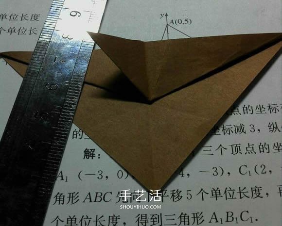 人字拖的折法图解教程 折纸人字拖鞋的方法步骤(图22)