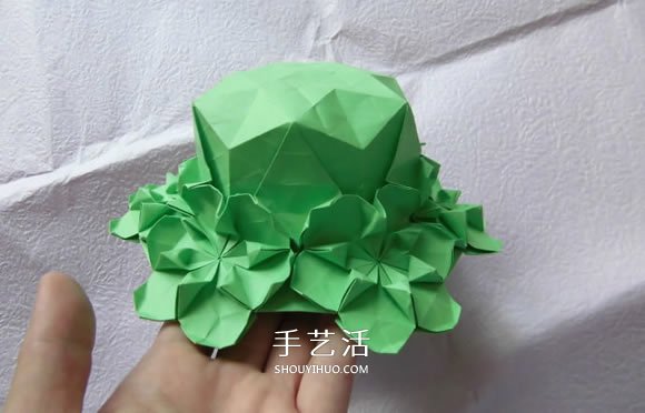 漂亮草帽子的折法图解 折纸花草帽的方法步骤 - 双维造物网