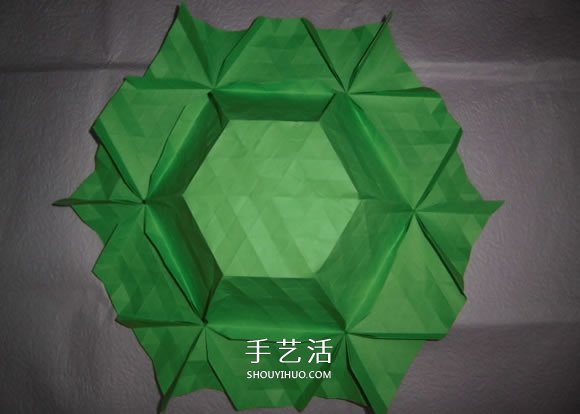 漂亮草帽子的折法图解 折纸花草帽的方法步骤(图25)
