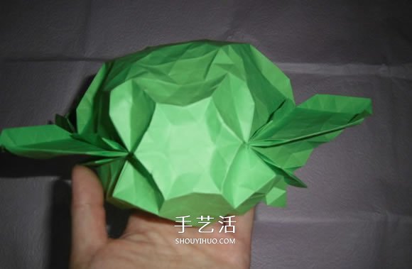 漂亮草帽子的折法图解 折纸花草帽的方法步骤(图26)
