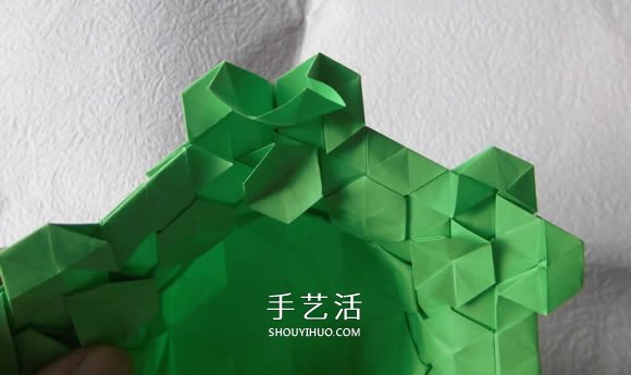漂亮草帽子的折法图解 折纸花草帽的方法步骤(图29)