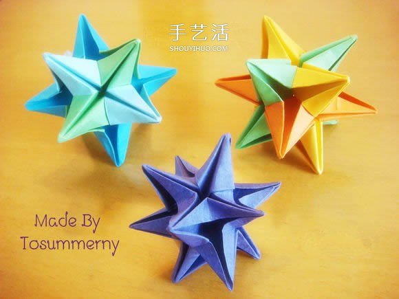 圣诞星折法图解教程 折纸圣诞星的方法步骤(图1)