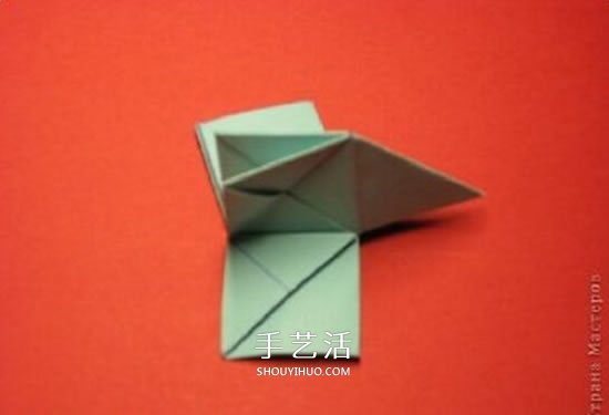绿萝魔灵花球的折法图解 折纸绿萝魔灵花球教程(图24)
