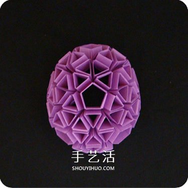 美轮美奂！Snapology蛋的折纸方法图解教程(图19)