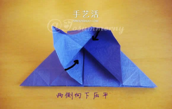 圣诞星折法图解教程 折纸圣诞星的方法步骤(图12)