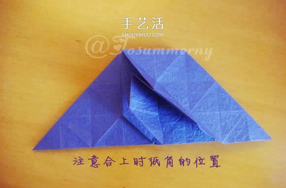 圣诞星折法图解教程 折纸圣诞星的方法步骤(图15)