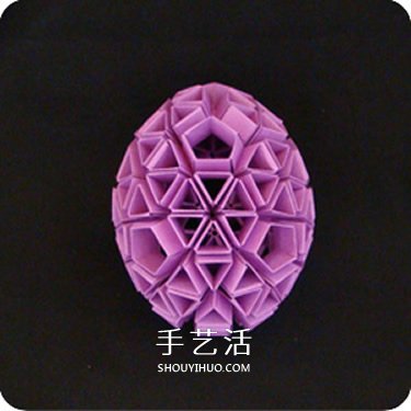 美轮美奂！Snapology蛋的折纸方法图解教程(图24)