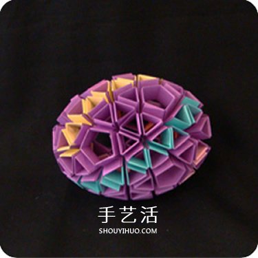 美轮美奂！Snapology蛋的折纸方法图解教程(图25)