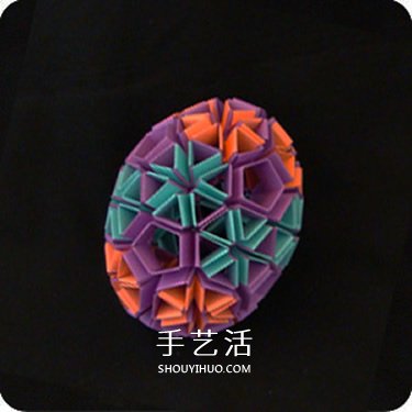美轮美奂！Snapology蛋的折纸方法图解教程(图26)