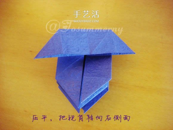 圣诞星折法图解教程 折纸圣诞星的方法步骤(图23)