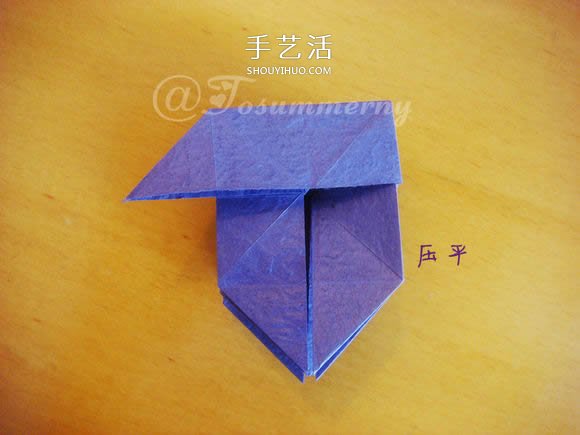 圣诞星折法图解教程 折纸圣诞星的方法步骤(图26)
