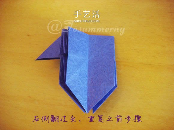 圣诞星折法图解教程 折纸圣诞星的方法步骤(图27)