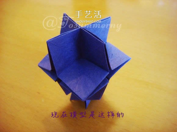 圣诞星折法图解教程 折纸圣诞星的方法步骤(图30)